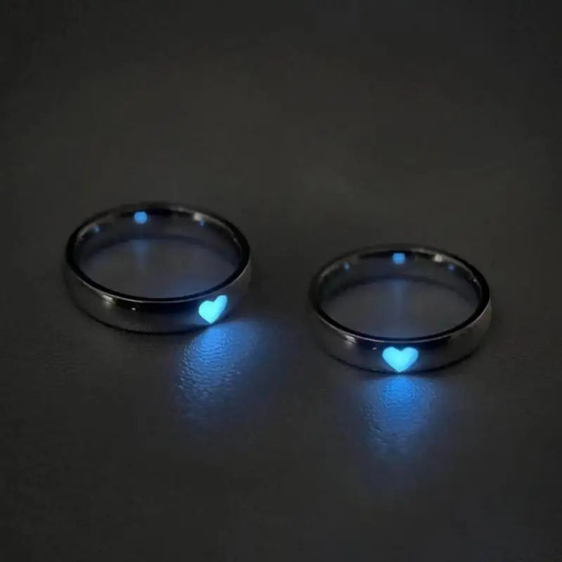 Heart-Shaped Luminous Rings (Select 8 Unique Styles, 4 Colors)