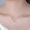 Elk Xmas Tree Exquisite Collarbone Chain Women