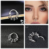 Stainless Steel Zircon Septum Clicker Nose Ring (Select 24 Unique Fashions)