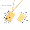 Custom Love Letter & Picture Envelope Necklace For Women (+Select From 3 Colors)