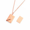 Custom Love Letter & Picture Envelope Necklace For Women (+Select From 3 Colors)