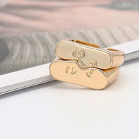 Artsy Double Face Ring Set For Women (Gold & Silver)