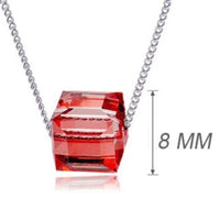 Crystal Cube Jewelry Set (Select From 5 Colors)