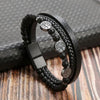 Hand-Woven Multi-Layer Men's Leather Bracelet (Select 31 Unique Fashions)