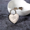 Custom Couple Key and Lock Keychain Fashion Jewelry (+ Select From 4 Colors)