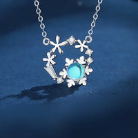 Merry Christmas Zircon Snowflake Necklace For Women (Select 4 Unique Fashions)