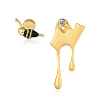 Exquisite Luxury Gold Bee Jewelry Set (Ring, Earring, Necklace)