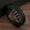 Hand-Woven Multi-Layer Men's Leather Bracelet (Select 31 Unique Fashions)