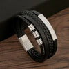 Hand-Woven Multi-Layer Men's Leather Bracelet (Select 31 Unique Fashions)