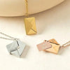 Custom Love Letter & Picture Envelope Necklace For Women (+Select From 3 Colors)