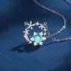 Merry Christmas Zircon Snowflake Necklace For Women (Select 4 Unique Fashions)