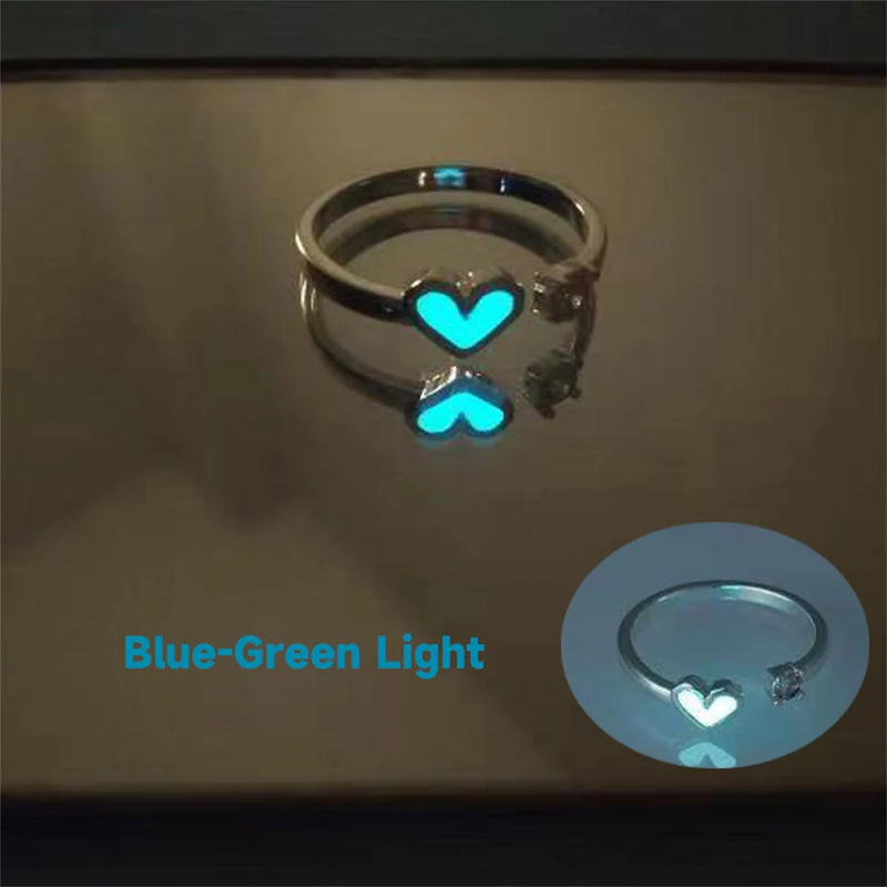 Heart-Shaped Luminous Rings (Select 8 Unique Styles, 4 Colors)