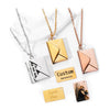 Custom Love Letter & Picture Envelope Necklace For Women (+Select From 3 Colors)