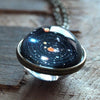 Nebula Galaxy Double Sided Pendant Necklace