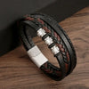 Hand-Woven Multi-Layer Men's Leather Bracelet (Select 31 Unique Fashions)