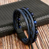 Hand-Woven Multi-Layer Men's Leather Bracelet (Select 31 Unique Fashions)