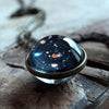 Nebula Galaxy Double Sided Pendant Necklace