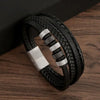 Hand-Woven Multi-Layer Men's Leather Bracelet (Select 31 Unique Fashions)