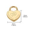 Custom Couple Key and Lock Keychain Fashion Jewelry (+ Select From 4 Colors)