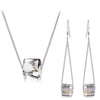 Crystal Cube Jewelry Set (Select From 5 Colors)