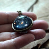 Nebula Galaxy Double Sided Pendant Necklace